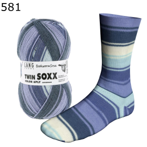 Twin Soxx Bookworm Lang Yarns Farbe 581