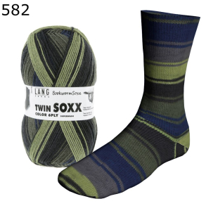 Twin Soxx Bookworm Lang Yarns Farbe 582