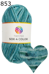 Twister Sox 4 Color Sockenwolle Farbe 853