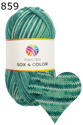 Twister Sox 4 Color Sockenwolle Farbe 859