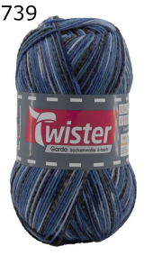 Twister Sox 6 Sockenwolle Farbe 739