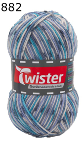 Twister Sox 6 Sockenwolle Farbe 882