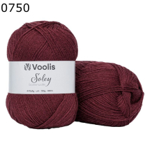 Voolis Sockenwolle 4-fach Uni Farbe 750