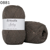 Voolis Sockenwolle 6-fach Tweed Farbe 881