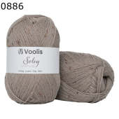 Voolis Sockenwolle 6-fach Tweed Farbe 886