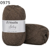Voolis Sockenwolle 6-fach Uni Farbe 975
