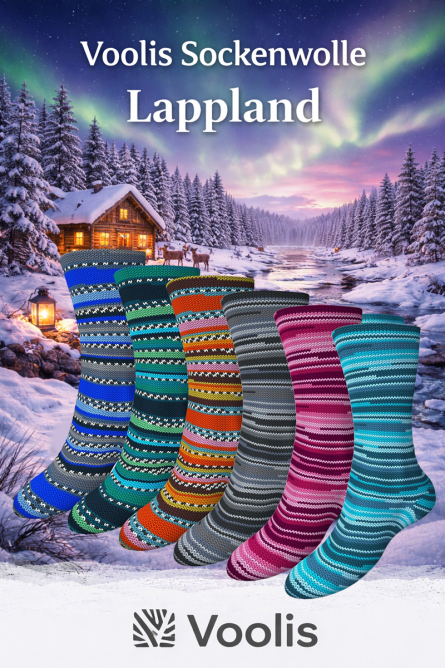 Voolis Sockenwolle Lappland 6f