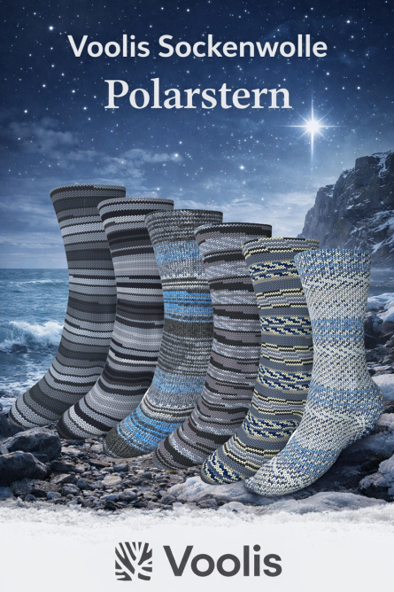 Voolis Sockenwolle Polarstern 6f
