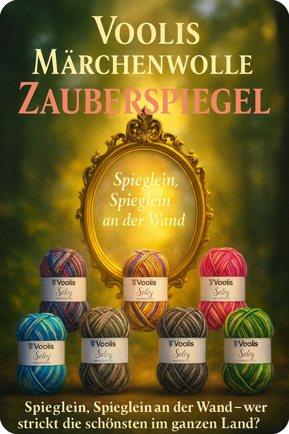 Voolis Sockenwolle Zauberspiegel Farbe 9999