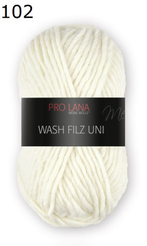 Wash Filz uni Pro Lana Farbe 102