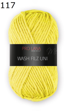 Wash Filz uni Pro Lana Farbe 117