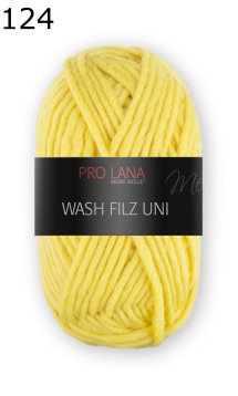 Wash Filz uni Pro Lana Farbe 124