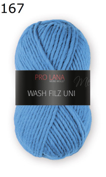 Wash Filz uni Pro Lana Farbe 167