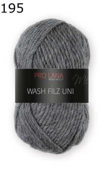 Wash Filz uni Pro Lana Farbe 195
