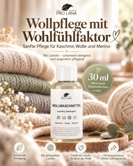 Wollwaschmittel Pro Lana 30 ml