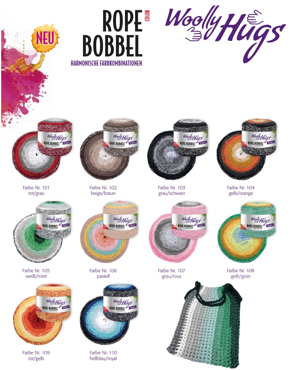Woolly Hugs Rope Bobbel Farbe 9999