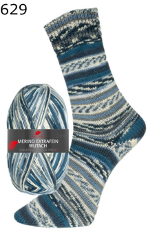 Wutach Golden Socks Pro Lana Farbe 629