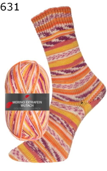 Wutach Golden Socks Pro Lana Farbe 631