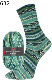Wutach Golden Socks Pro Lana Farbe 632