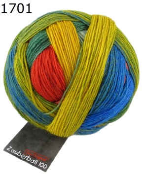 Zauberball 100 Schoppel Wolle Farbe 1701