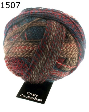 Zauberball Crazy Schoppel Wolle Farbe 1507