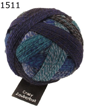 Zauberball Crazy Schoppel Wolle Farbe 1511