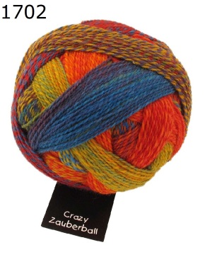 Zauberball Crazy Schoppel Wolle Farbe 1702
