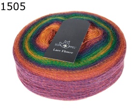 Zauberball Lace Flower Schoppel Wolle Farbe 1505