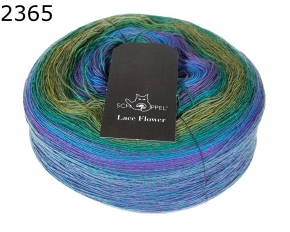 Zauberball Lace Flower Schoppel Wolle Farbe 2365