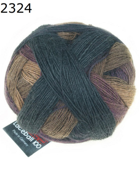 Zauberball Laceball 100 Schoppel Wolle Farbe 2324