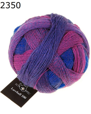Zauberball Laceball 100 Schoppel Wolle Farbe 2350