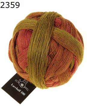 Zauberball Laceball 100 Schoppel Wolle Farbe 2359