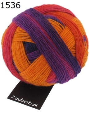Zauberball Schoppel Wolle Farbe 1536