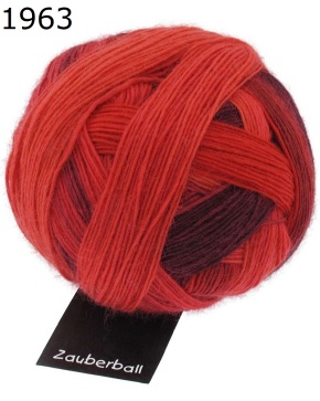 Zauberball Schoppel Wolle Farbe 1963