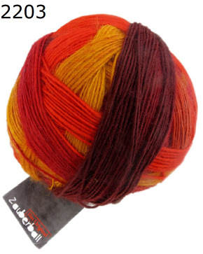 Zauberball Schoppel Wolle Farbe 2203
