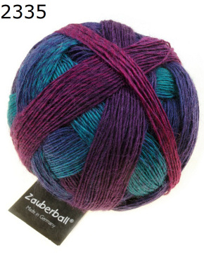 Zauberball Schoppel Wolle Farbe 2335
