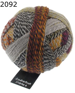 Zauberball Strke 6 Schoppel Wolle Farbe 2092