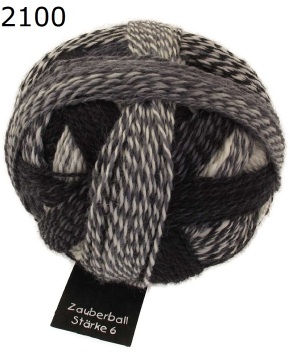 Zauberball Strke 6 Schoppel Wolle Farbe 2100