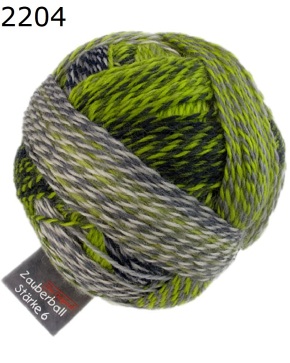 Zauberball Strke 6 Schoppel Wolle Farbe 2204