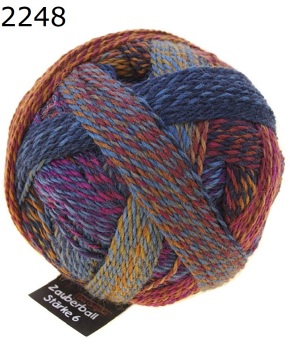 Zauberball Strke 6 Schoppel Wolle Farbe 2248