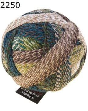 Zauberball Strke 6 Schoppel Wolle Farbe 2250