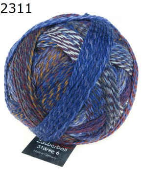 Zauberball Strke 6 Schoppel Wolle Farbe 2311