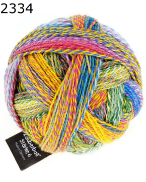 Zauberball Strke 6 Schoppel Wolle Farbe 2334