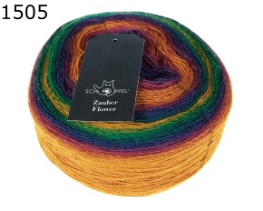 Zauberball Zauber Flower Schoppel Wolle Farbe 1505