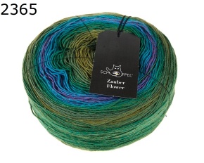 Zauberball Zauber Flower Schoppel Wolle Farbe 2365