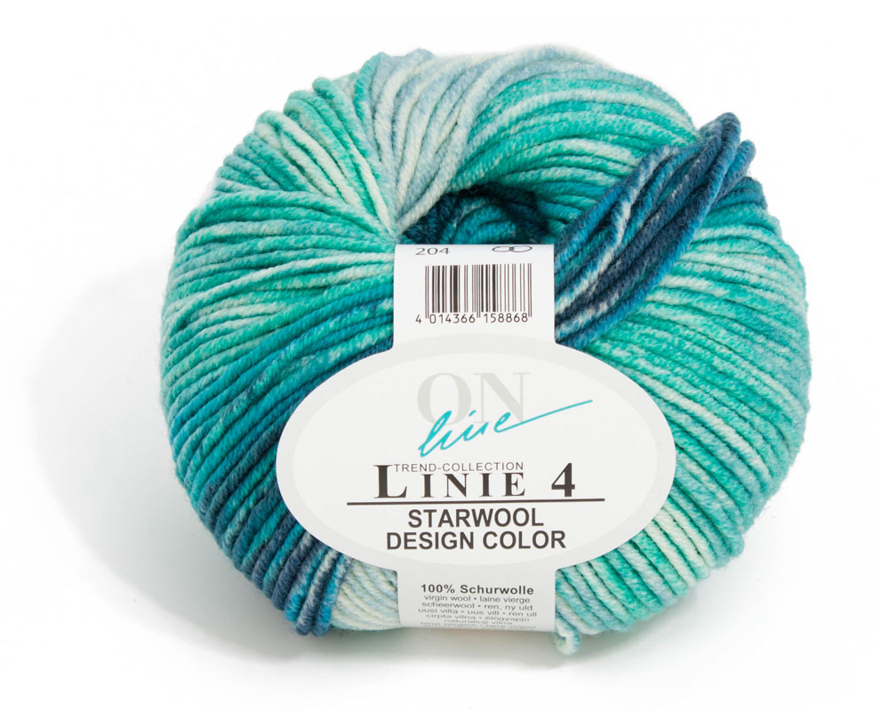 ca ONline Linie 4 Starwool Farbe 0052-50 g 125 m Wolle