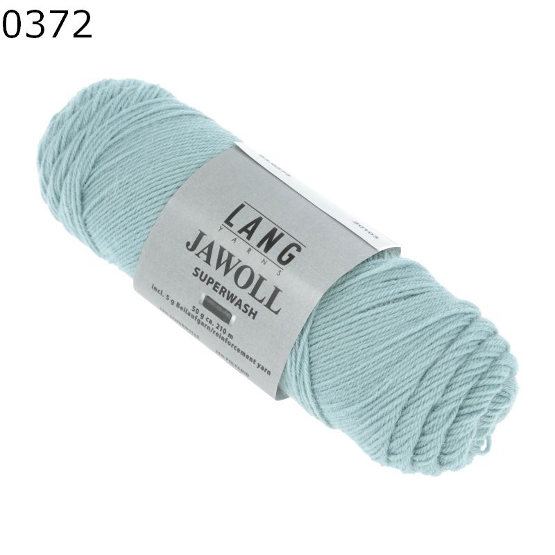 Lang Jawoll Superwash Sockenwolle, 75% Schurwolle, 25% Polyamid, Farbe 70 Schwarz Meliert, 50g/210m