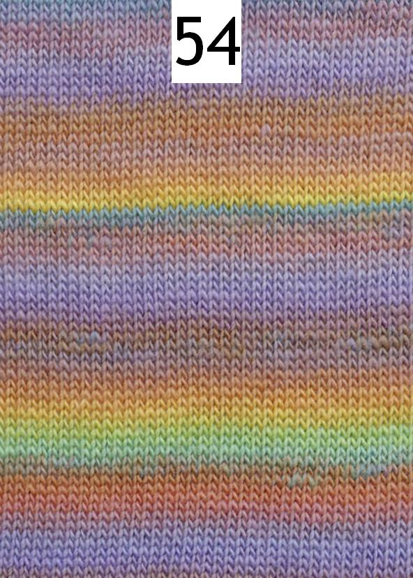Lang Yarns MILLE COLORI BABY Garn – Merinowolle In Pink/blau/grün, 190 M / 50 G