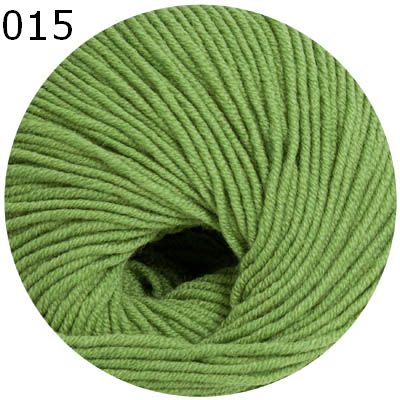 ONline Linie 4 Starwool Garn – 100% Merinowolle, Farbe 222 Hell-dunkelgrün, 125m/50g