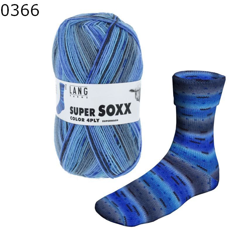 Super Soxx Disco Queen Sockenwolle - 4-fädig 100g Bunt